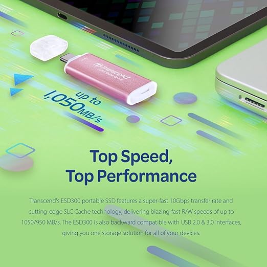 Transcend 1TB External SSD, USB 3.2 Gen2, Portable SSD - Image 5