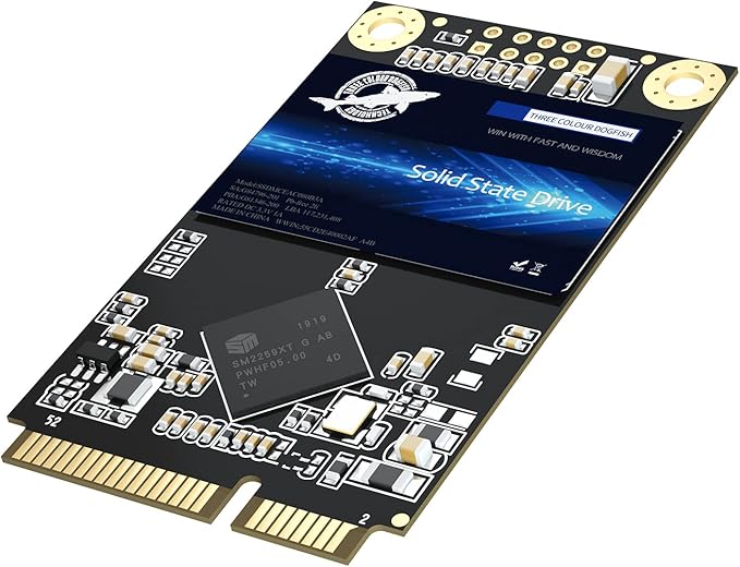 SSD mSATA 500GB Dogfish Internal Solid State Drive High Performance Hard Drive by Dogfish
