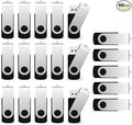 USB Flash Drive 256MB 100 Pack, Bulk USB 2.0 Thumb Drives Swivel Memory Stick by Maspen