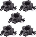 5 Pack Stage Light Clamps for DJ Lighting Products Par Light Plastic O Clamp by Cedarslink