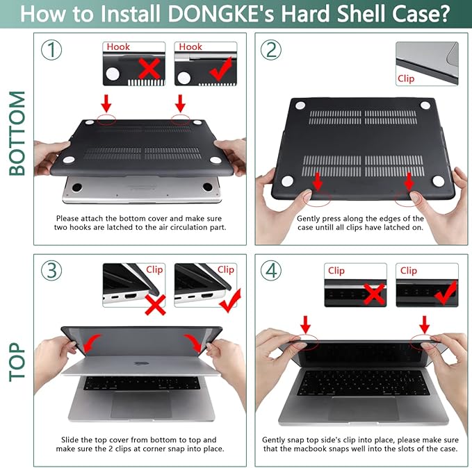 DONGKE for M4 MacBook Pro 16 Inch Case 2024 2023 2021 A3403 A3186 M3 A2991 M2 - Image 6