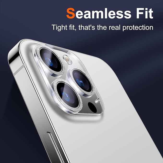 UniqueMe 3 Pack Compatible for iPhone 14 Pro Max/iPhone 14 Pro Camera Lens - Image 8