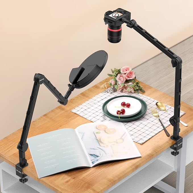 PICTRON VIJIM LS25 Camera Desk Mount, Flexible Overhead Webcam Stand - Image 2