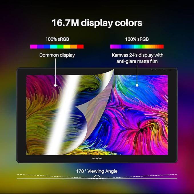 HUION Kamvas 24 QHD Drawing Tablet - Image 3