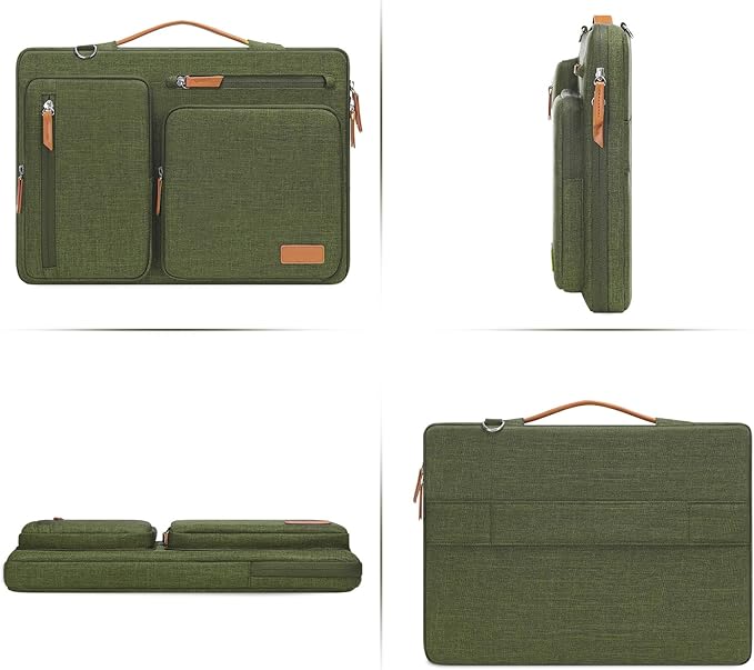 MOSISO 360 Protective Laptop Shoulder Bag, 15-15.6 inch Computer Bags Compatible - Image 5