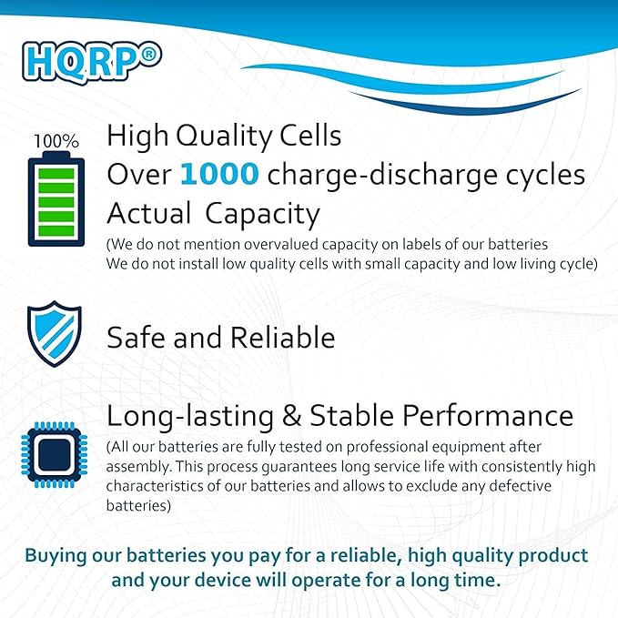 HQRP 4-Pack Cordless Phone Battery Compatible - Image 6