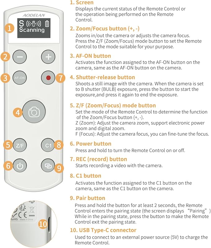 for Sony Camera Wireless Remote Control - Image 8