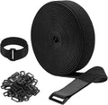 26ft 1.5 Inch Wide Cable Straps, Jumpso Adjustable Fastening Hook and Loop by Jumpso