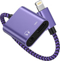 iPhone Dongle Headphone and Charger 2 in 1, Lightning to 3.5mm Audio Jack + by Ocbuo