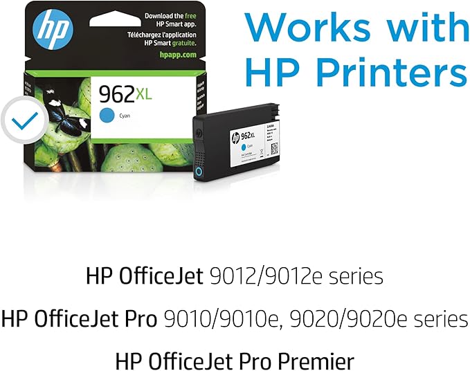 HP 962XL Cyan High-yield Ink Cartridge | Works - Image 2