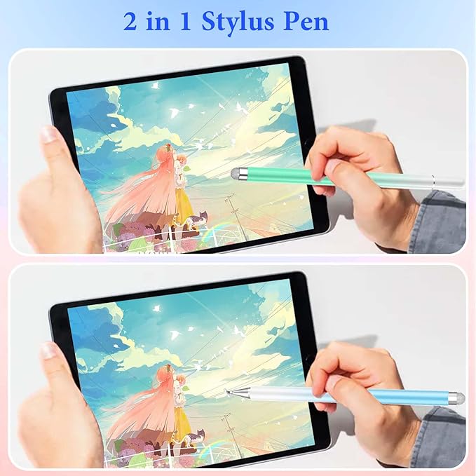 Stylus Pens for Touch Screens, 2 in 1 Magnetic Disc Stylus Pen for iPad - Image 5