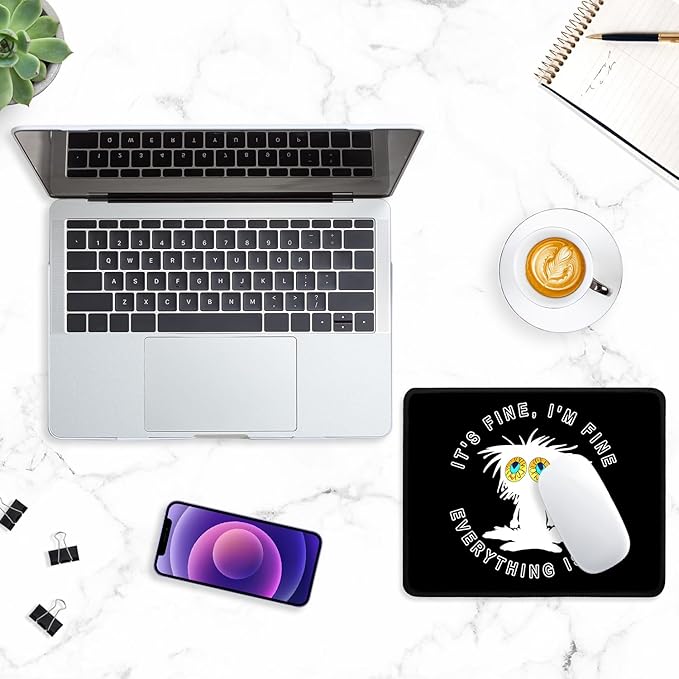 ITNRSIIET Mouse Pad with Stitched Edge Premium Textured Smooth Precise - Image 7