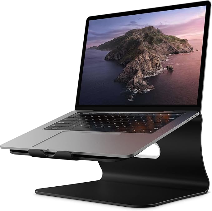 Laptop Stand, Aluminum Notebook Holder Riser Heat-Vent by Bestand