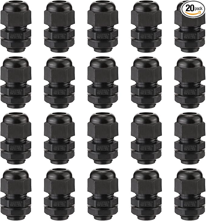 PENGLIN Cable Glands 3/8" NPT Nylon Cable Connector, Strain Relief Cord by PENGLIN