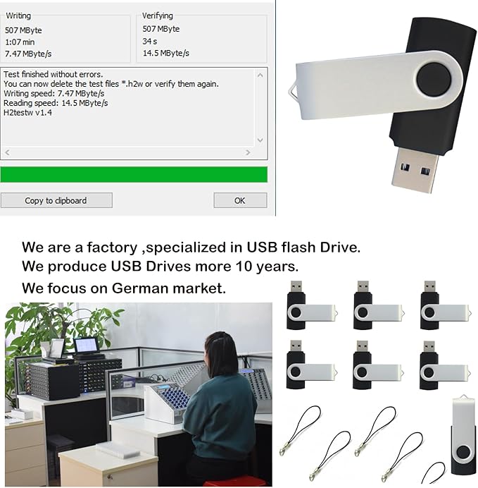 lcwamy 512MB Flash Drives 100 Pack USB Drives Bulk USB Flash Drive 100 Pack - Image 3