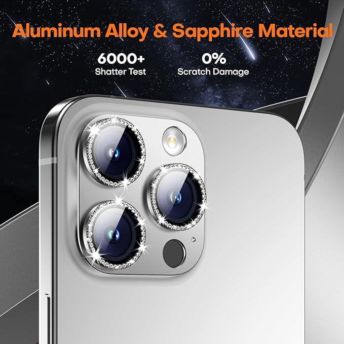 Camera Lens Protector for iPhone 16 Pro Max/16 Pro/15 Pro Max/15 Pro/14 Pro - Image 5