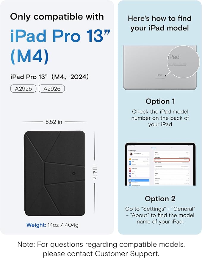 MOFT Dynamic Folio Case for iPad Pro 13 Inch 2024, Silm Magnetic Stand Case - Image 2