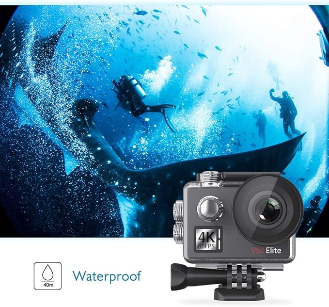 AKASO V50 Elite 4K60fps Touch Screen WiFi Action Camera Voice Control EIS 131 - Image 5