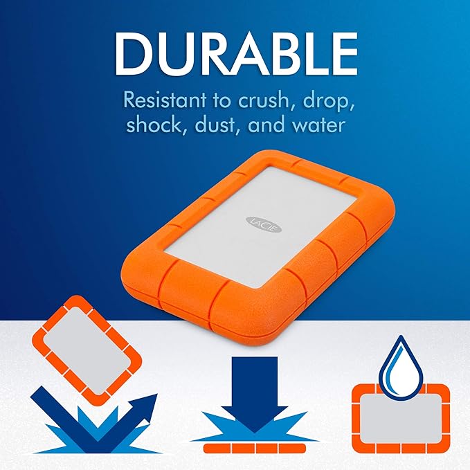 LaCie Rugged 5TB Portable External HDD - Image 3