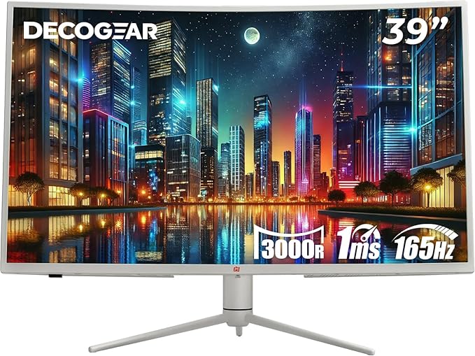 Deco Gear 39 Curved Ultrawide Gaming Monitor, 2560 x 1440, 165 Hz, 99% sRGB by DecoGear