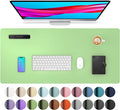 Aothia Leather Desk Pad Protector, Mouse Pad, Office Desk Mat, Non-Slip PU by Aothia