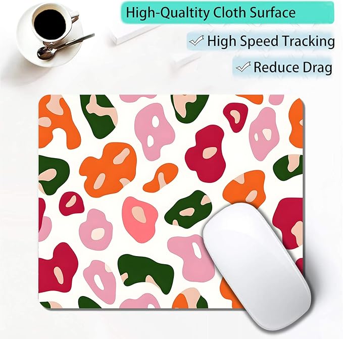 Colorful Abstract Leopard Custom Mouse Pad - Image 3