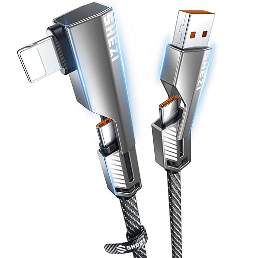 SHEZI 4-in-1 USB C Cable 3FT Compatible by SHEZI