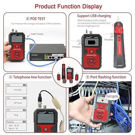 NOYAFA NF-858C Network Cable Tester Multifunctional - Image 4