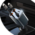 Mini Retractable Car Charger, 87W Car Accessories Adapter by ROADRESS