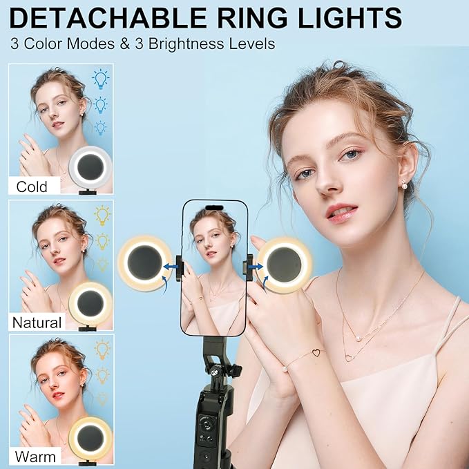 70.9" Auto Face Tracking Tripod 360° Rotation - Image 6