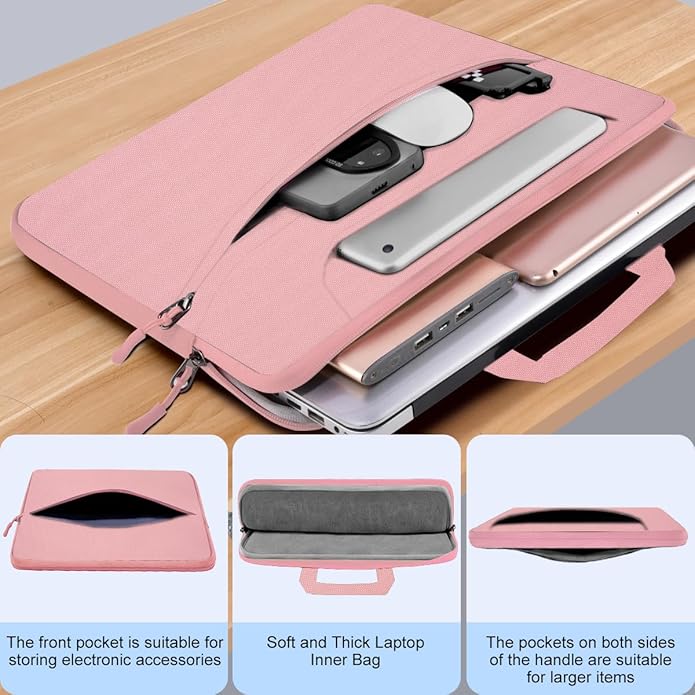 Universal Laptop Shoulder Bag 13-17.3 Inch Shockproof Briefcase - Image 4