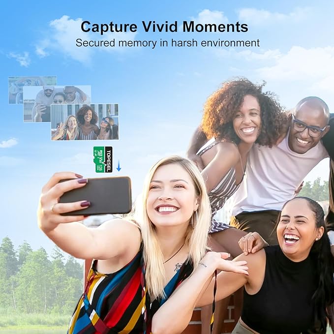 TOPESEL Micro SD Card high Speed 90mb per Second TF Card 4K Recording Memory - Image 7