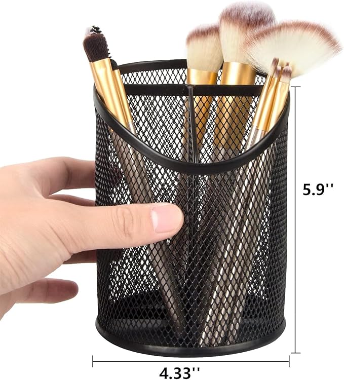 2 Pack Mesh Pencil Holder Pen Cup - Image 3