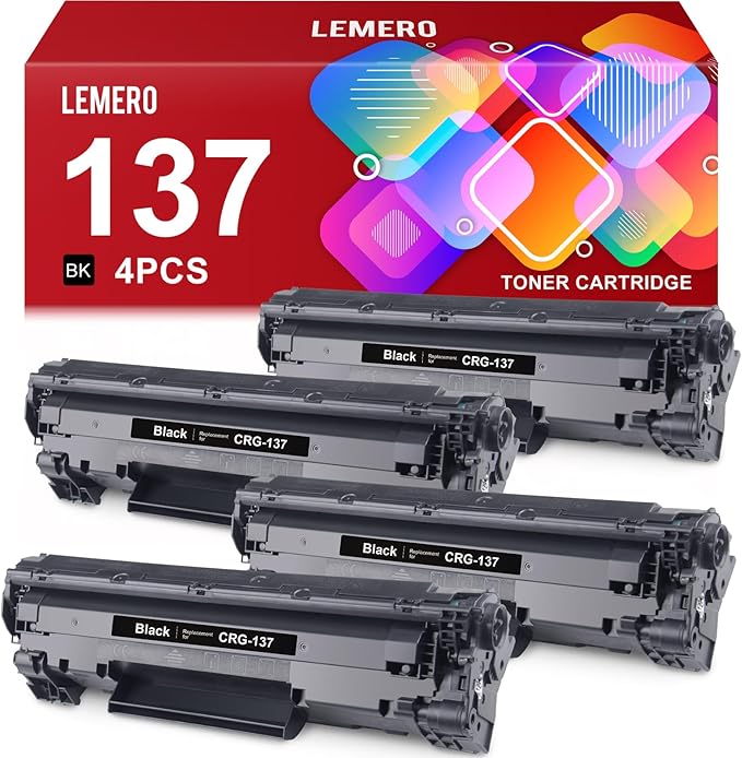 LEMERO 137 Black Toner Cartridge Compatible Replacement by LEMERO
