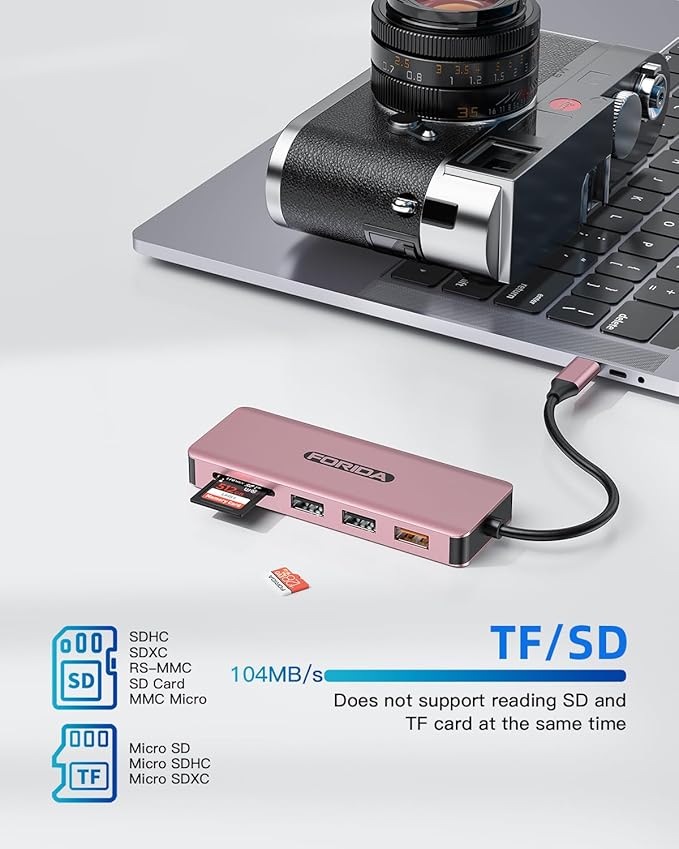 USB C Hub, 7 Ports USB C MultiPort Adapter - Image 5