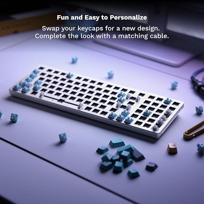 Glorious GMMK 2 Small Gaming Keyboard Base- Barebones Kit- TKL Hot Swappable - Image 5