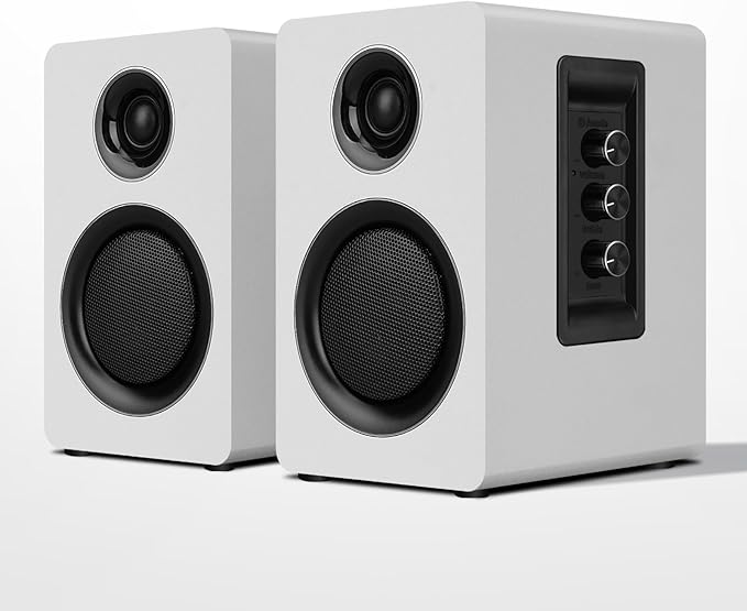 Computer Speakers for Desktop PC, Active Bookshelf Speaker by HearEveryDetailFeelEvery