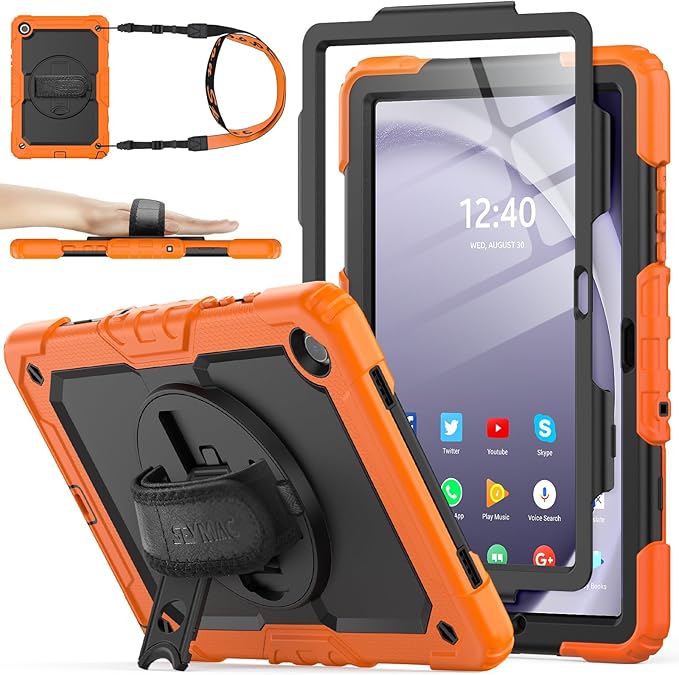 SEYMAC stock Case for Samsung Galaxy Tab A9+ Plus 11'', Full-Body Drop by SEYMACstock