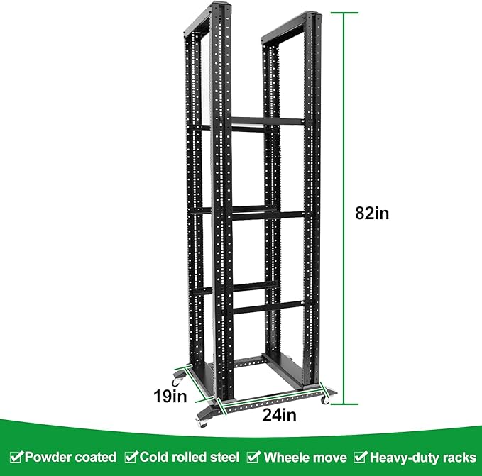42U Server Rack/4-Post 19in Network Rack/Open Frame Rack - Image 2