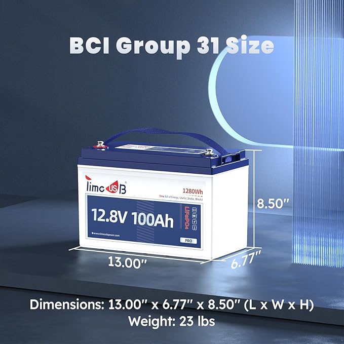 12V 100Ah Pro LiFePO4 Battery, 12 volt Lithium Battery - Image 7