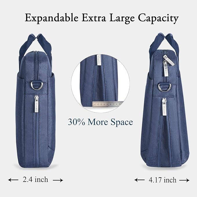 Voova Laptop Bag Case 15 15.6 16 Inch, Computer Sleeve Messenger Bag - Image 3