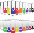 ABLAZE 128MB Flash Drives 500 Pack, USB 2.0 Thumb Drives Bulk Swivel Memory by ABLAZEGlobal