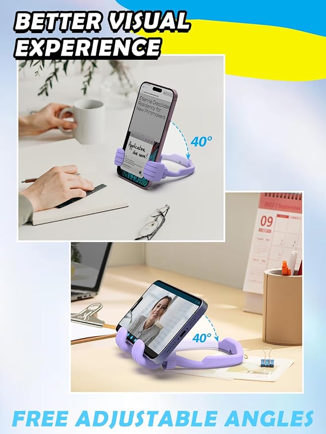 Back to School Supplies Gifts for Teen Girls Boys Cell Phone Holder: Funny - Image 4
