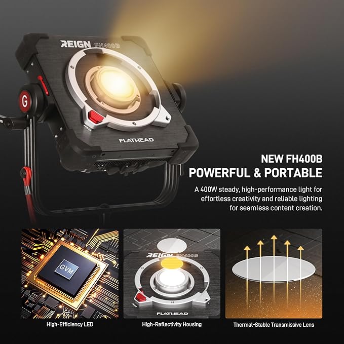 GVM 400W Bi-Color Video Light - Image 5