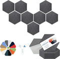 Mollywell Hexagon Acoustic Panels, High Density, Soundproofing, Decorative by Mollywell
