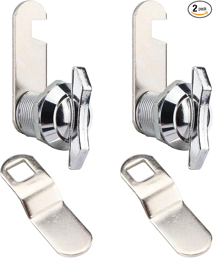 Thumb Operated Offset Cam Lock, Replacement Keyless Compartment Latch, by Xiaokeis