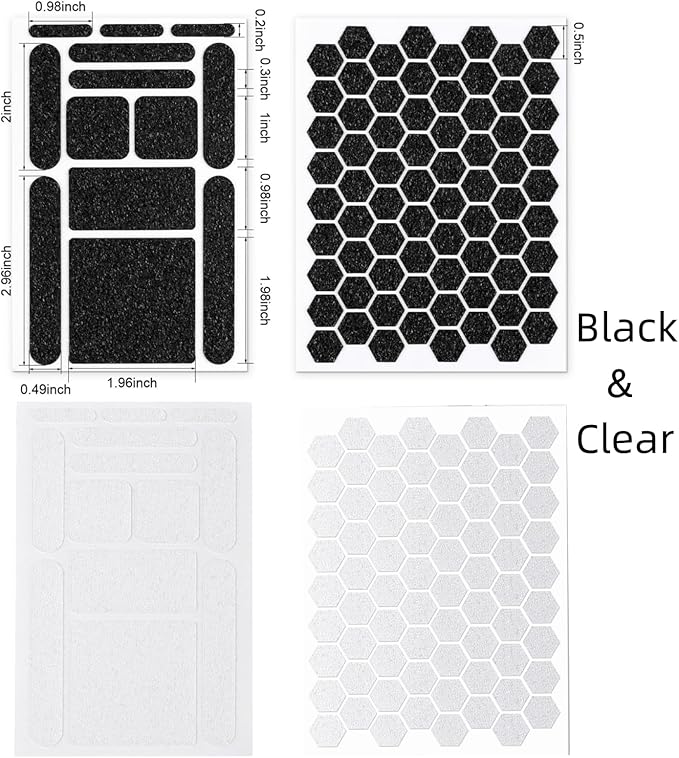 4Pack Phone Grip Tape, Finger Grip Stickers Decal Waterproof Pre-Cut Non Slip - Image 2