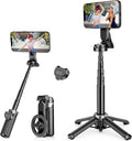 Magnetic Tripod for Phone with Remote Control, 3-in-1 Selfie Stick Handle Grip by HealAge