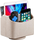 Fanousy 360° Rotating Remote Control Holder, PU Leather TV Remote Caddy by Thelittlebeautyoflife