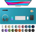 Aothia Leather Desk Pad Protector, Mouse Pad, Office Desk Mat, Non-Slip PU by Aothia